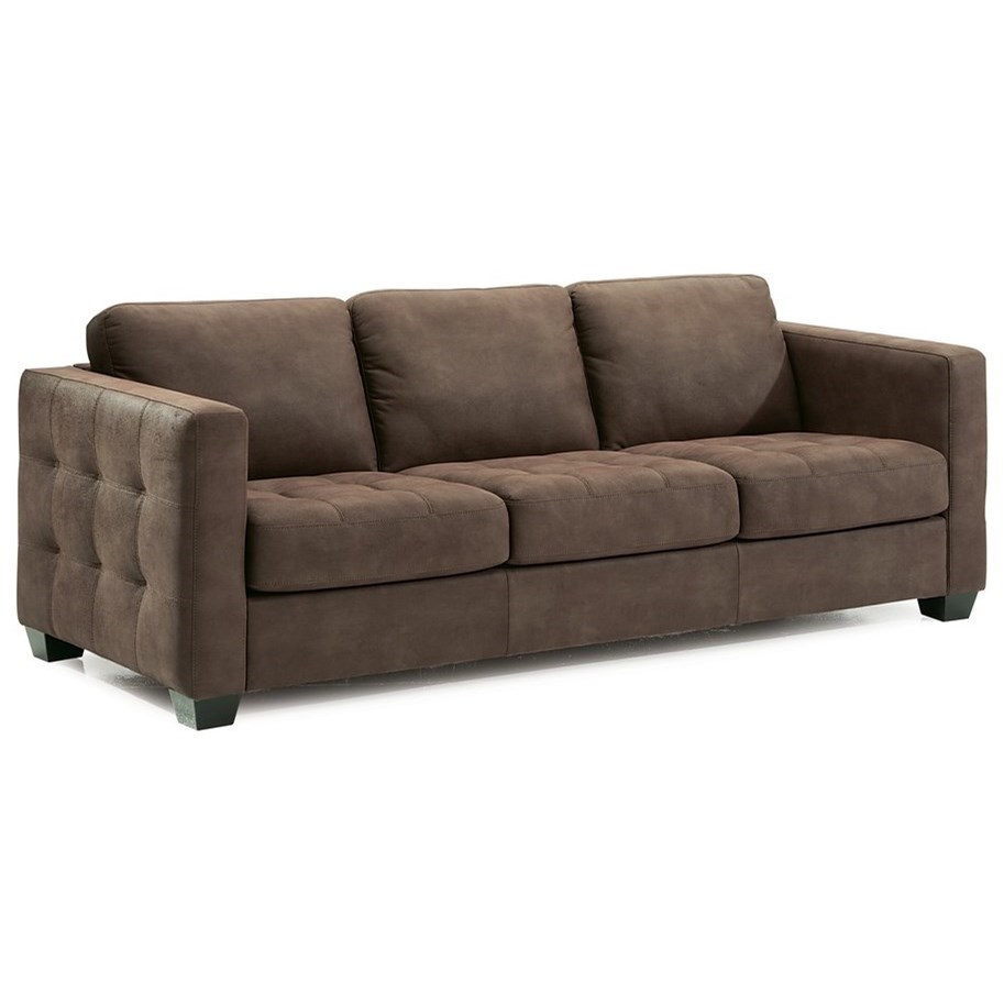 Palliser Barrett 77558 Barrett Contemporary 3 Seat Sofa with Attached Cushions SuperStore Uph Stationary Sofas